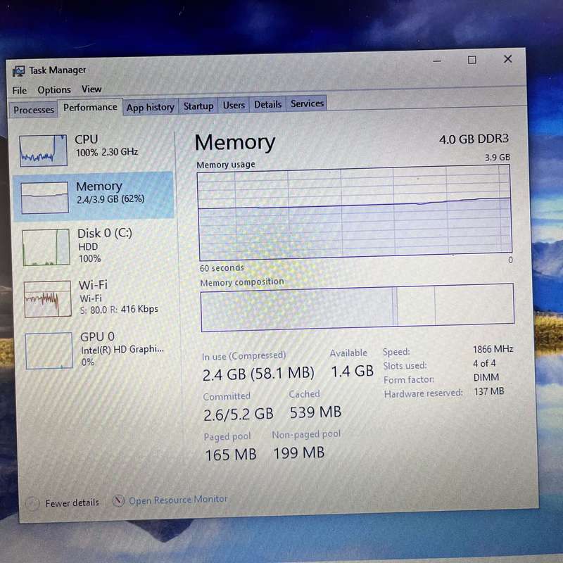Asus X543N 4GB RAM 512GB HDD Bright Spots Black