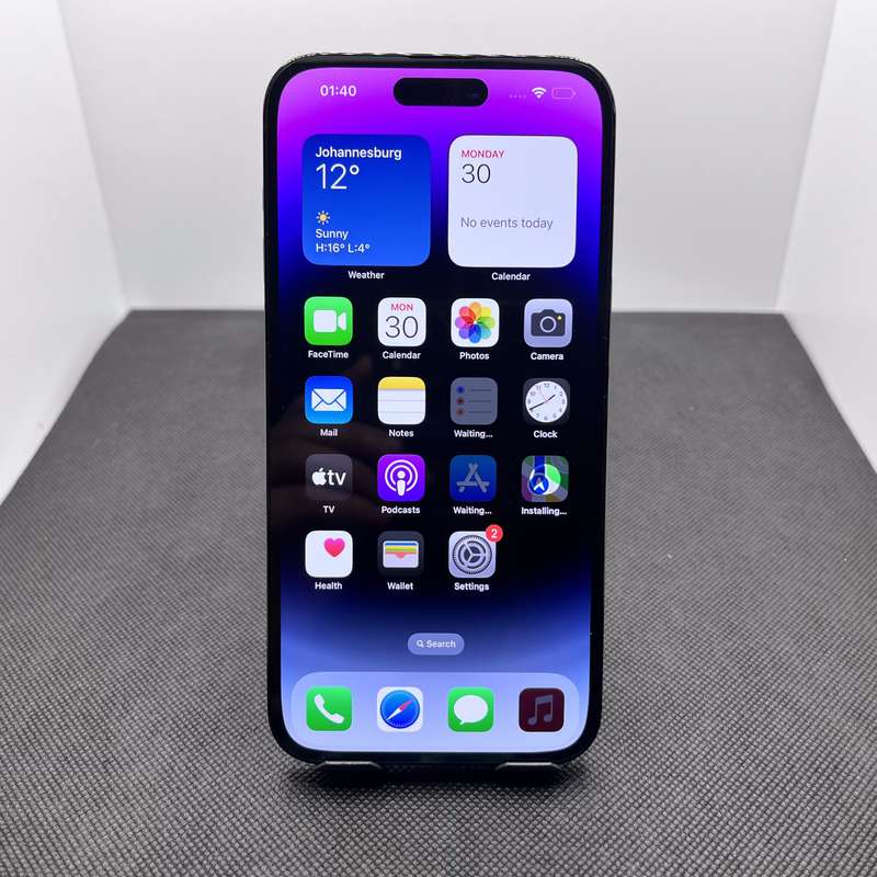 Apple 14 Pro Max Black Titanium 256GB (12 Month Warranty)