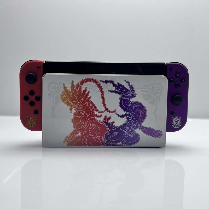 Nintendo Switch OLED 64GB Pokemon Scarlet and Violet Edition + Accessories (3 Month Warranty)
