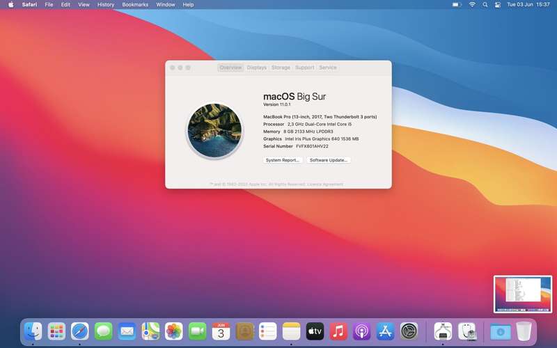 MacBook Pro 13-Inch "Core i5" 8GB RAM 128GB SSD (Mid 2017) Silver (6 Month Warranty)
