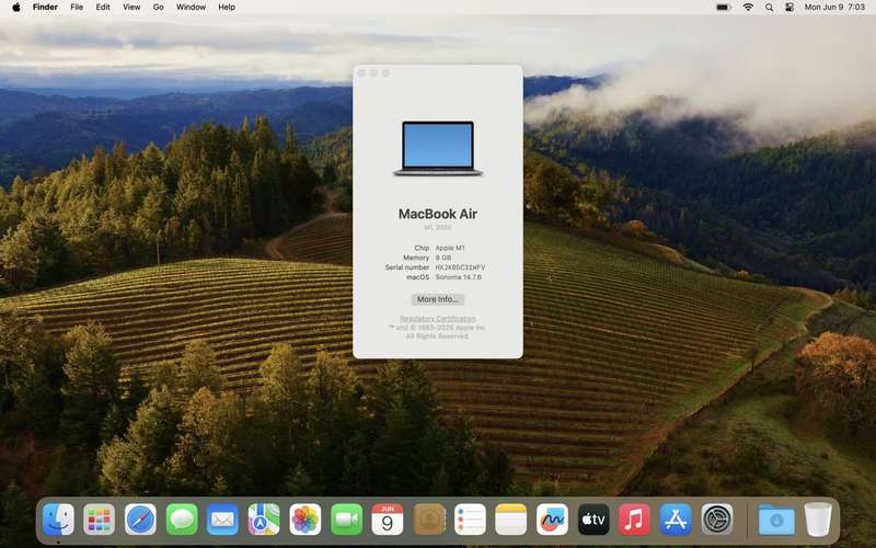Apple MacBook Air M1 8GB 256GB SSD Space Grey (12-Month Warranty)