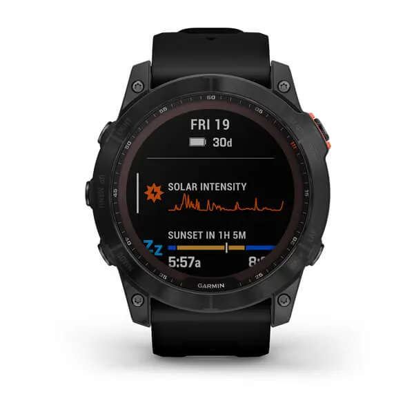 Garmin Fenix 7X Pro (Sapphire Solar Edition) Black (12 Month Warranty)