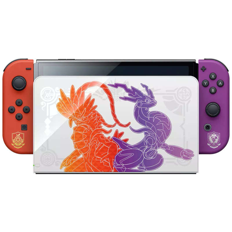 Nintendo Switch OLED 64GB Pokemon Scarlet and Violet Edition + Accessories (3 Month Warranty)
