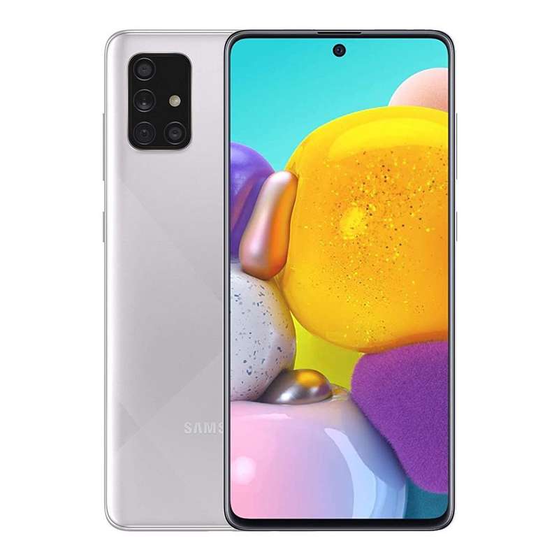 Samsung Galaxy A71 128GB Dual Sim Prism Crush Silver - LCD Burn And Cracked Camera