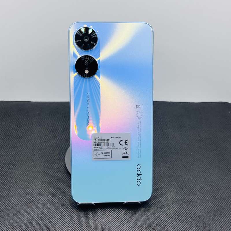 Oppo A78 128GB Dual Sim Glowing Blue (3 Month Warranty)  Mint Condition