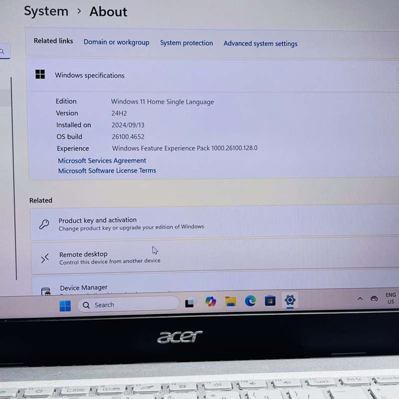 AcerAspire 5 A514-54-77QU 11th Gen 2.80GHz "Core i7" 16GB RAM 500GB SSD And 500GB HDD Silver - N...