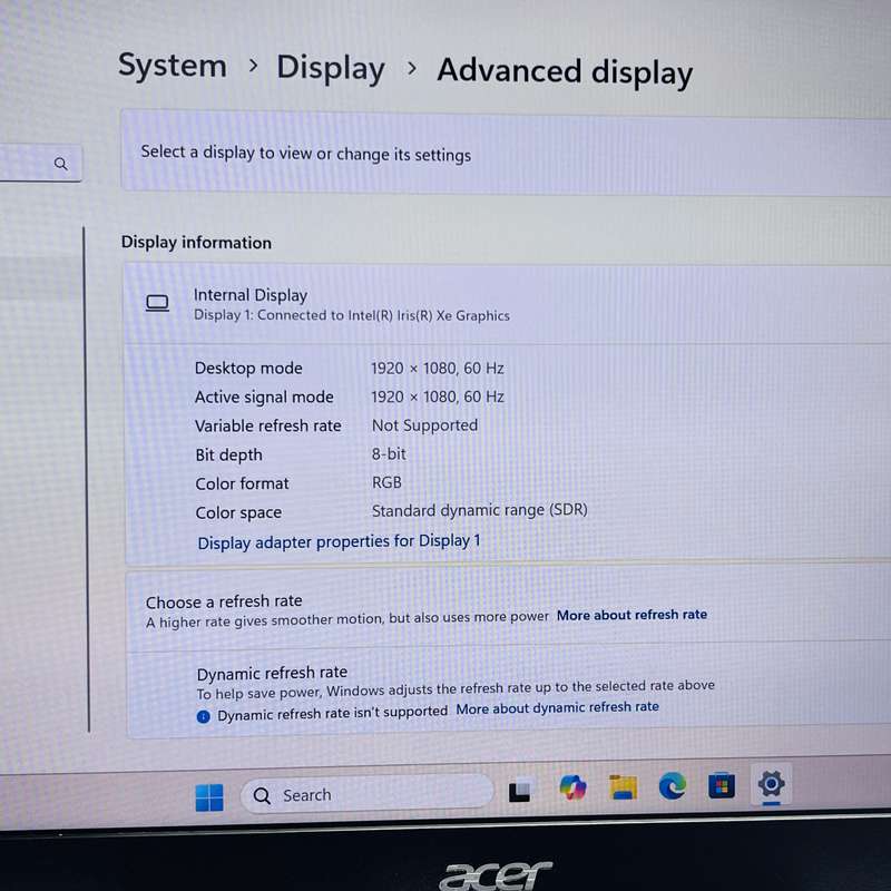 AcerAspire 5 A514-54-77QU 11th Gen 2.80GHz "Core i7" 16GB RAM 500GB SSD And 500GB HDD Silver - N...