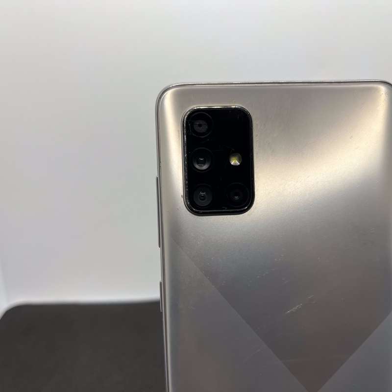 Samsung Galaxy A71 128GB Dual Sim Prism Crush Silver - LCD Burn And Cracked Camera