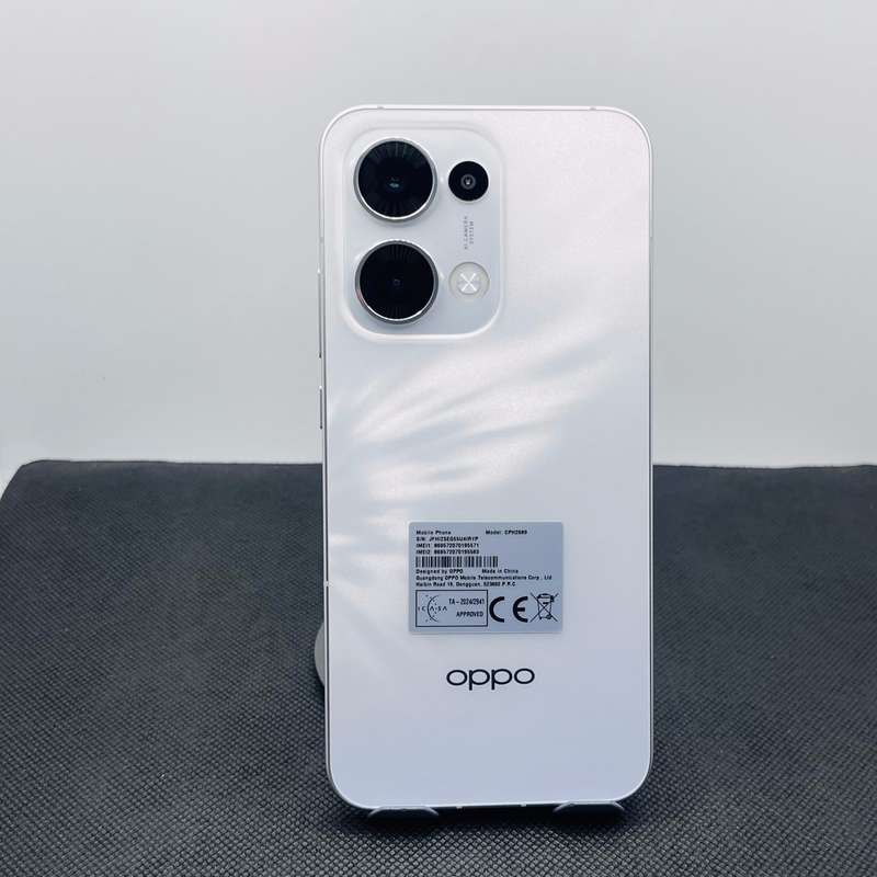 Oppo Reno 13 512GB Dual Sim Plume White (6 Month Warranty) - Mint Condition