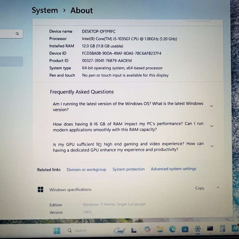 Asus X509J 10th Gen "Core i5" 1.10GHz 12GB RAM 512GB SSD And 1TB HDD Grey