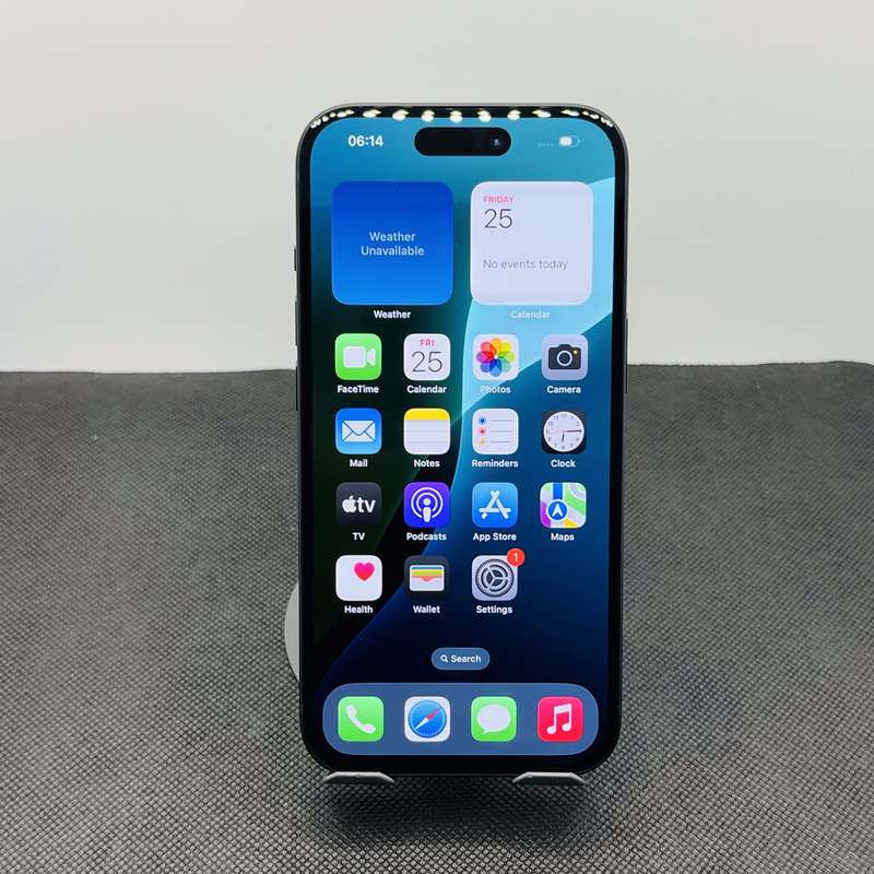 Apple iPhone 15 128GB Black (12 Month Warranty) - Mint Condition