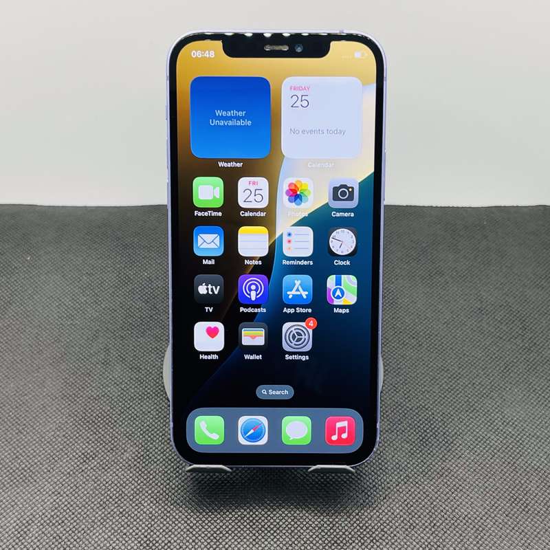 Apple iPhone 12 128GB Purple (6 Month Warranty) - No Face ID