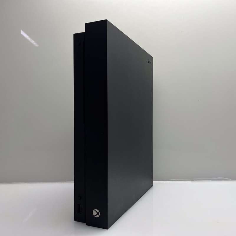 MicrosoftXbox One X Black 1TB + 1 Power Cable + 1 HDMI Cable (3 Month Warranty)