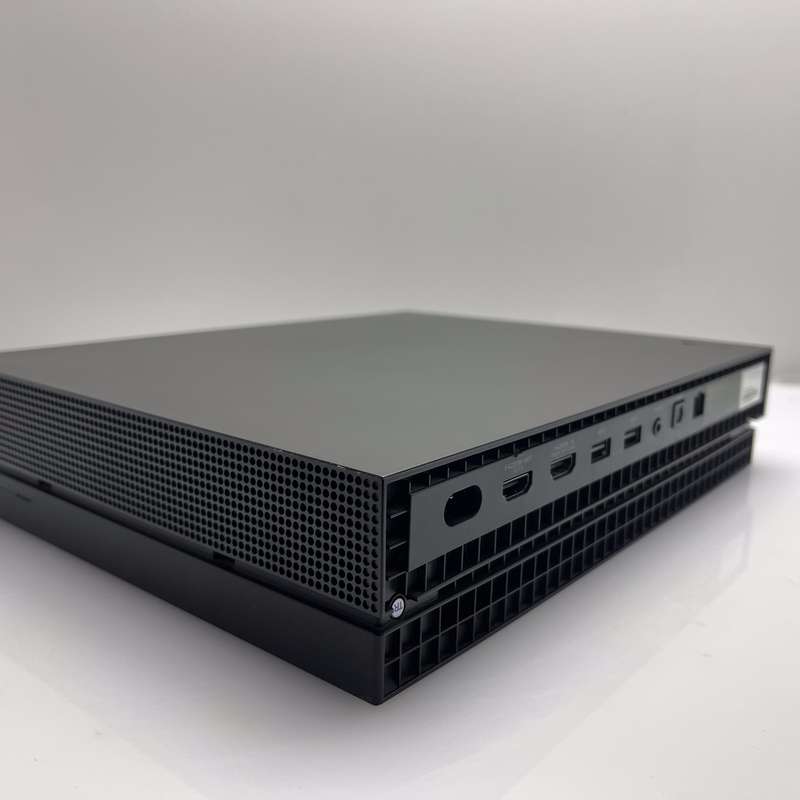 MicrosoftXbox One X Black 1TB + 1 Power Cable + 1 HDMI Cable (3 Month Warranty)
