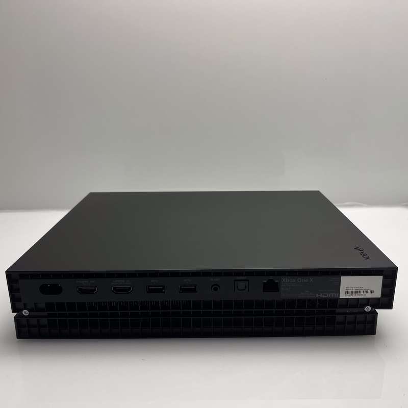 MicrosoftXbox One X Black 1TB + 1 Power Cable + 1 HDMI Cable (3 Month Warranty)