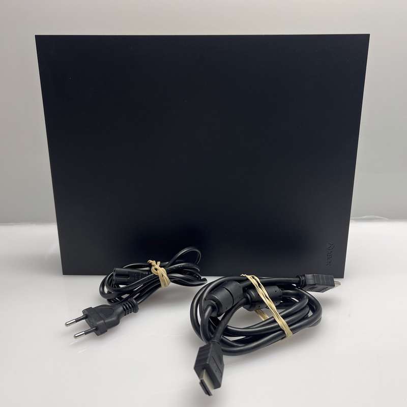 MicrosoftXbox One X Black 1TB + 1 Power Cable + 1 HDMI Cable (3 Month Warranty)