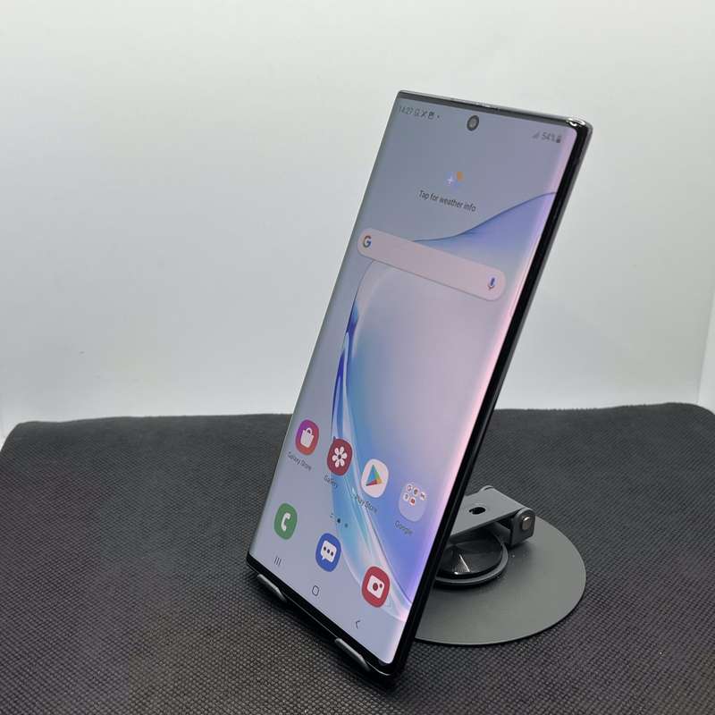 Samsung Galaxy Note 10 Plus 256GB Aura Black - Chipped Screen And LCD Burn