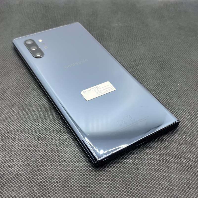 Samsung Galaxy Note 10 Plus 256GB Aura Black - Chipped Screen And LCD Burn