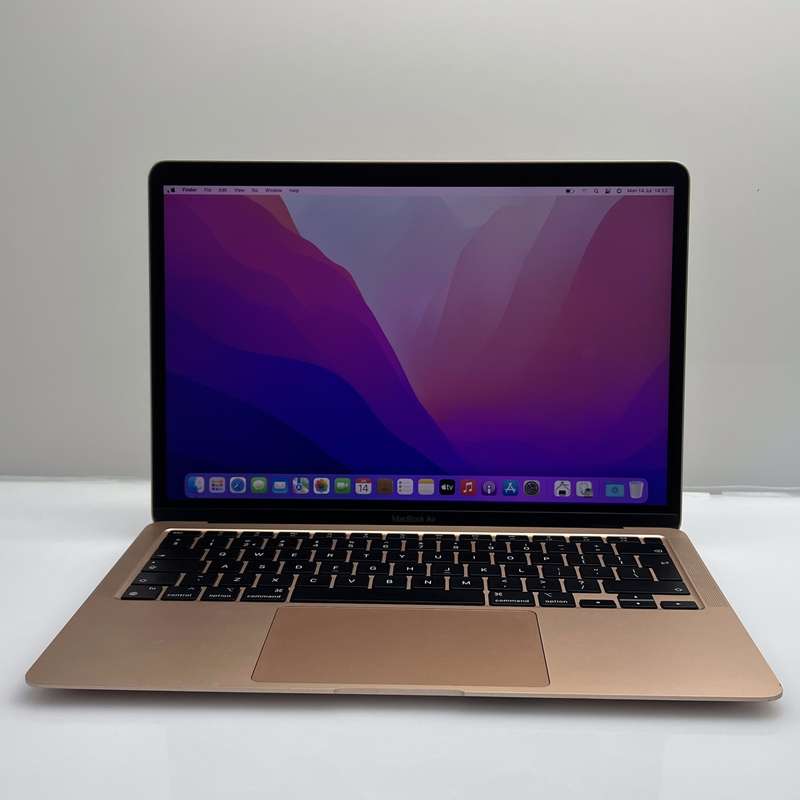 MacBook Air M1 13-Inch 8GPU/7CPU 8GB RAM 256GB SSD (2020) Gold (12 Month Warranty) - Bent C...