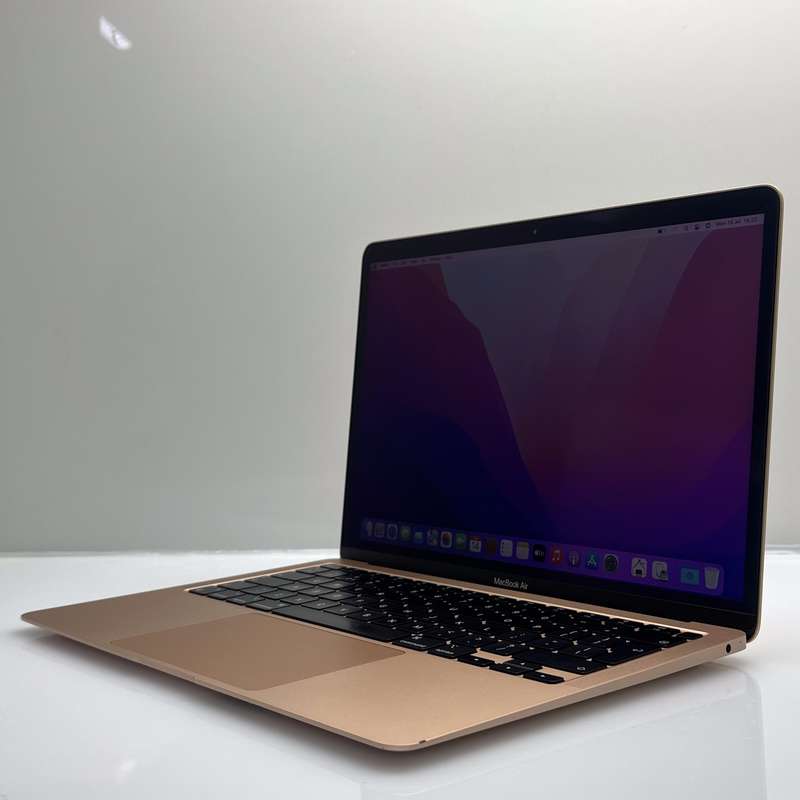 MacBook Air M1 13-Inch 8GPU/7CPU 8GB RAM 256GB SSD (2020) Gold (12 Month Warranty) - Bent C...
