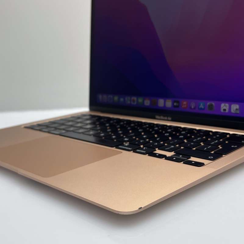 MacBook Air M1 13-Inch 8GPU/7CPU 8GB RAM 256GB SSD (2020) Gold (12 Month Warranty) - Bent C...