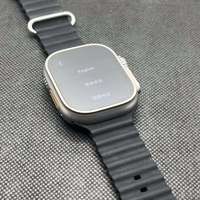 Apple Watch Ultra 49mm LTE Natural Titanium (12 Month Warranty)  With Black Straps