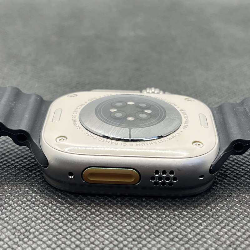 Apple Watch Ultra 49mm LTE Natural Titanium (12 Month Warranty)  With Black Straps