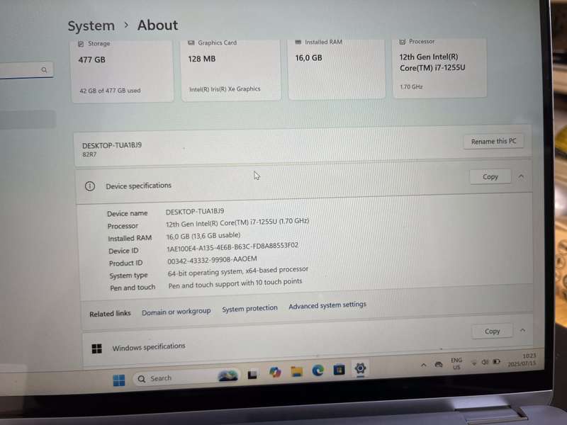 Lenovo IdeaPad Flex 5 14IAU7 12th Gen "Core i7" 1.70GHz 16GB RAM 512GB SSD Silver (3 Month Warran...