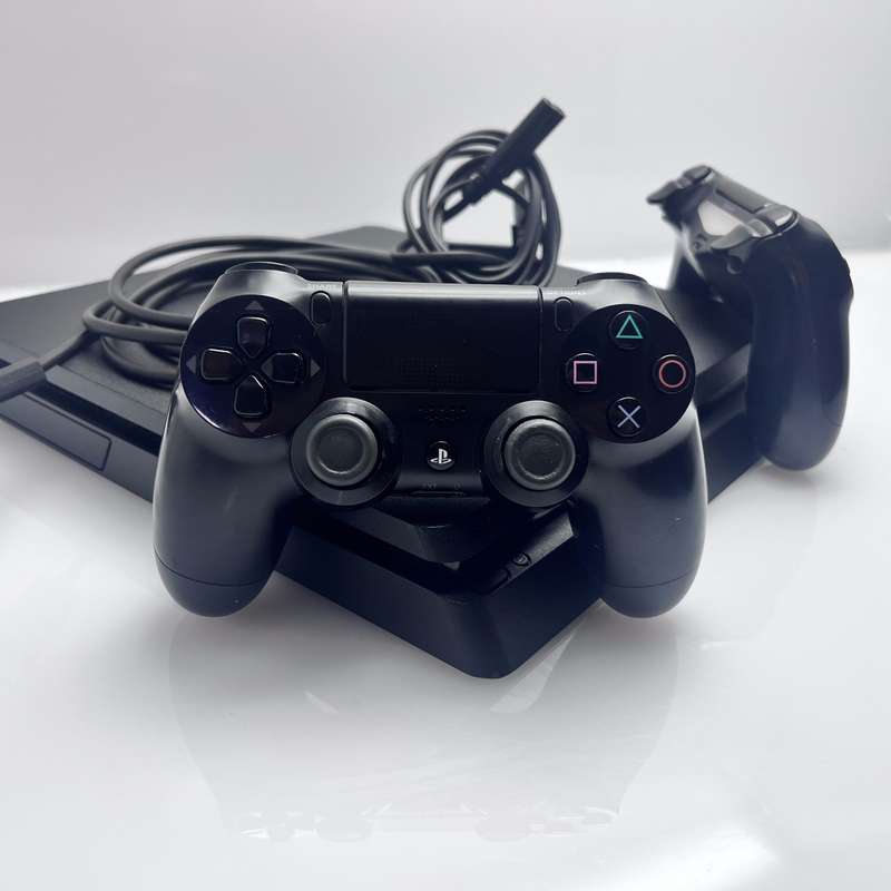 Playstation 4 Slim 1TB Black + 2 Controllers + HDMI Cable + Power Cable (3 Month Warranty)