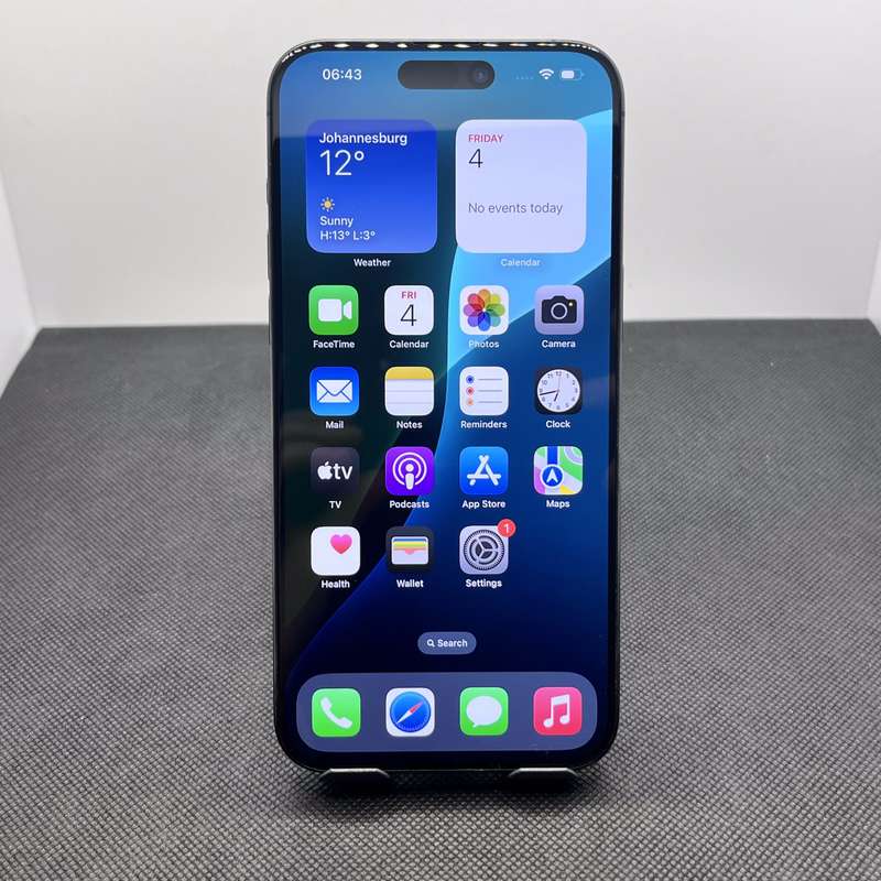 Apple iPhone 15 Pro Max 256GB Black Titanium (12 Month Warranty)