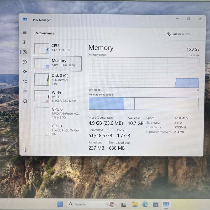 HP Pavillion 15-EG0000NI "Core i7" 16GB RAM 256GB MZ SSD Silver (6 Month Warranty)