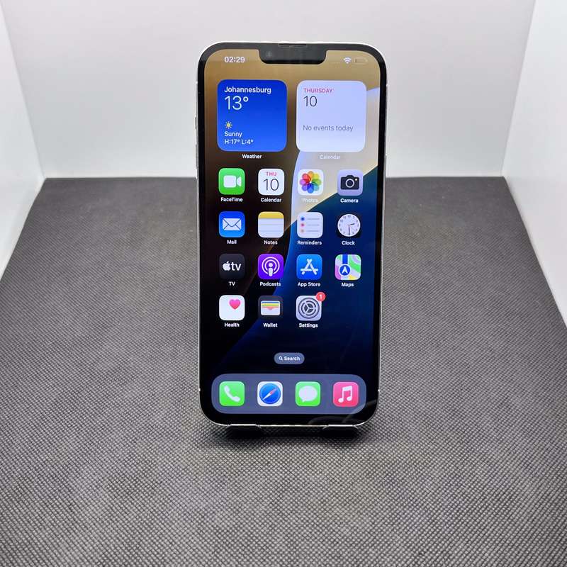 Apple iPhone 13 Pro Max 128GB Silver (12 Month Warranty)