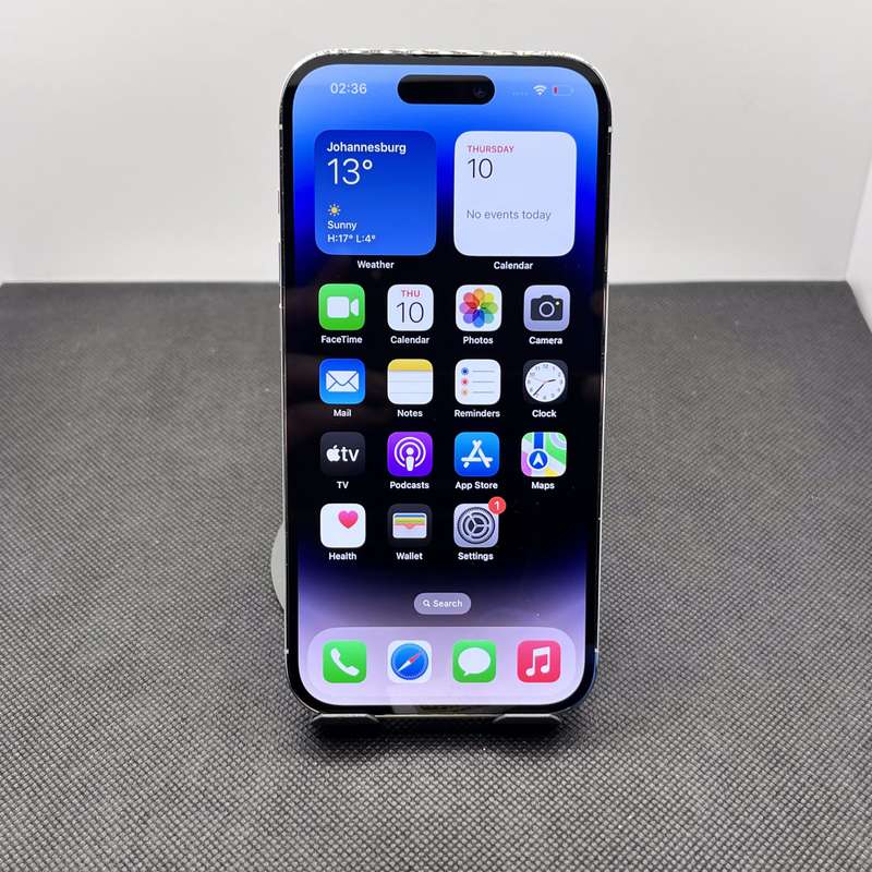 Apple iPhone 14 Pro 128GB Silver (12 Month Warranty)