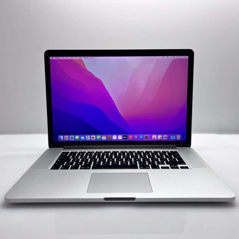 Apple MacBook Pro 15-Inch Core i7 2.5GHz (Mid 2015) 16GB RAM 512GB SSD Silver (3 Month Warr...