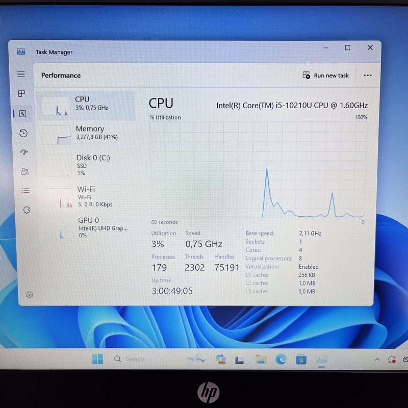 HP ProBook 450 G7 8GB RAM 256GB SSD Silver (3 Month Warranty) - Bright Spots