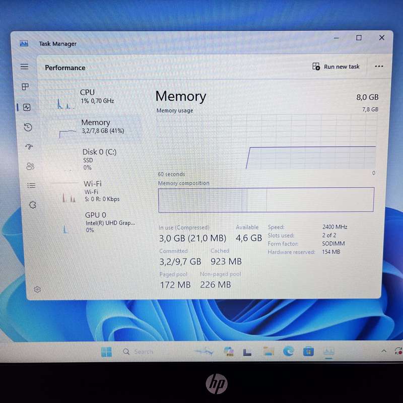 HP ProBook 450 G7 8GB RAM 256GB SSD Silver (3 Month Warranty) - Bright Spots