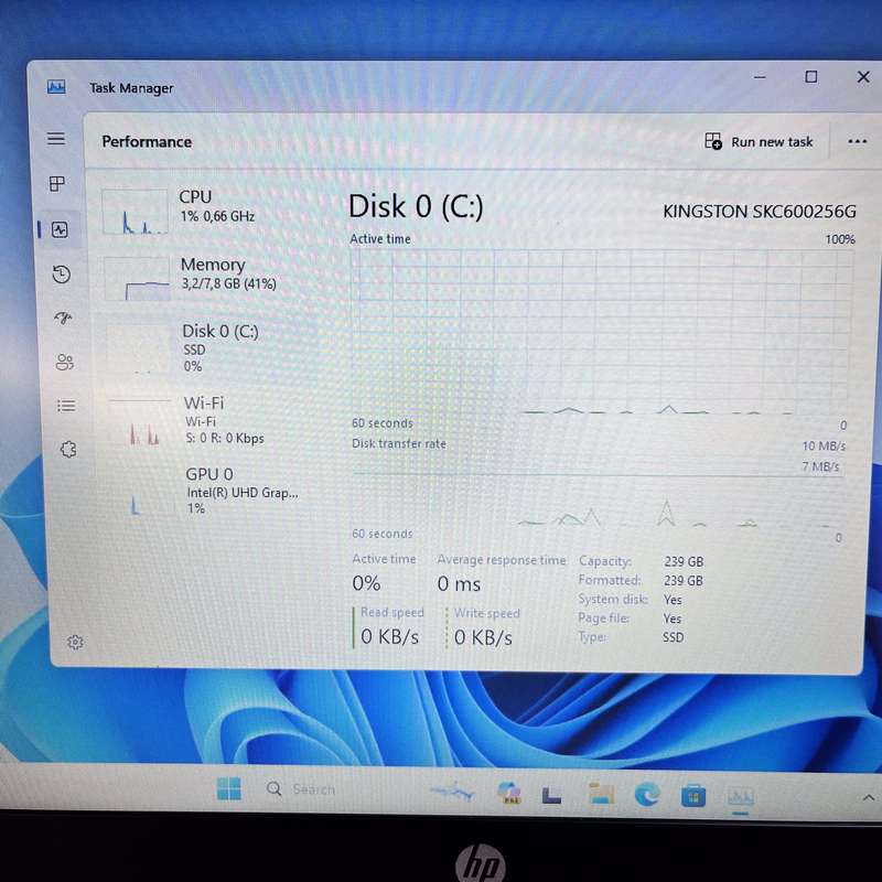 HP ProBook 450 G7 8GB RAM 256GB SSD Silver (3 Month Warranty) - Bright Spots