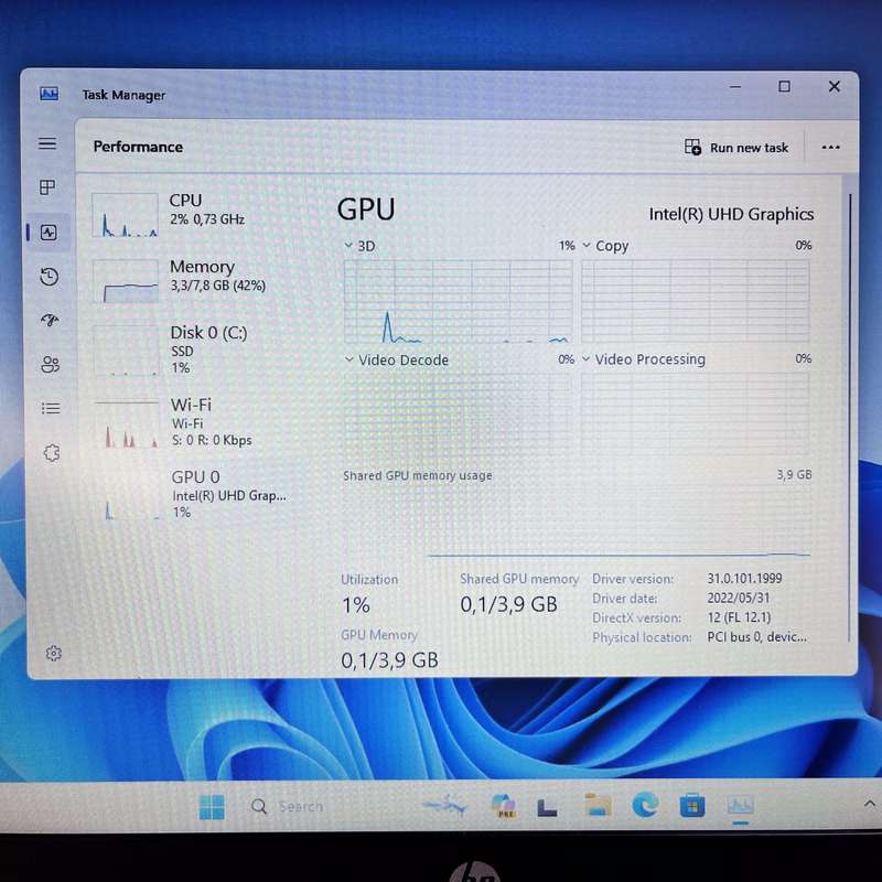 HP ProBook 450 G7 8GB RAM 256GB SSD Silver (3 Month Warranty) - Bright Spots