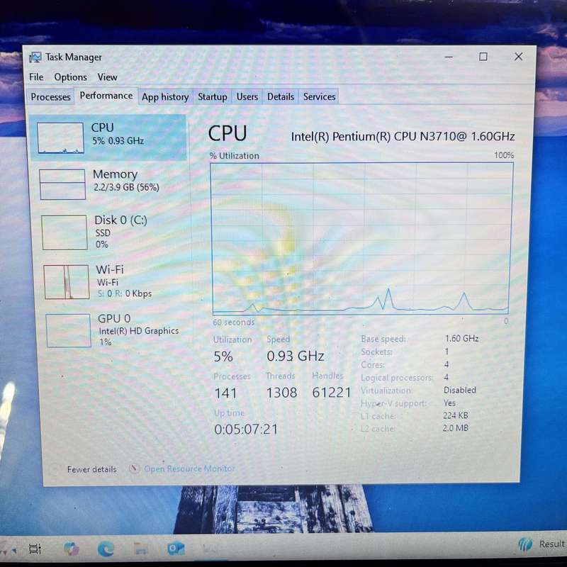 HP 14-am006ni 4GB RAM 240GB SSD Grey (3 Month Warranty) - Damaged Casing