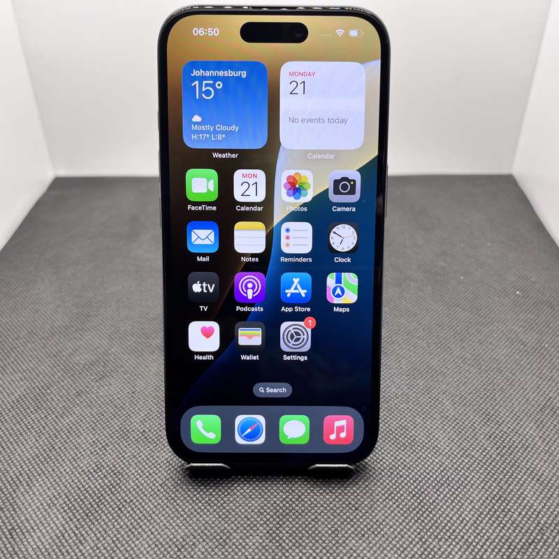 Apple iPhone 16 256GB Black Titanium (12 Month Warranty)
