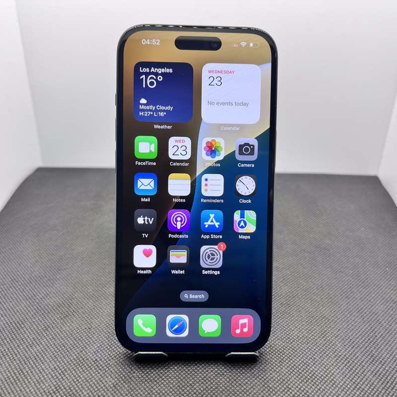 Apple iPhone 15 128GB Black Titanium (12 Month Warranty)