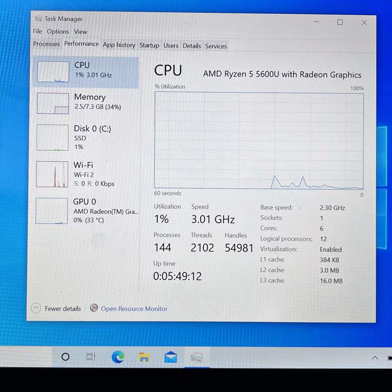 HP Envy x360 Convertible 13-ay1005ni Ryzen 5 2.30 GHz 8GB RAM 512GB SSD Cracked Screen Black