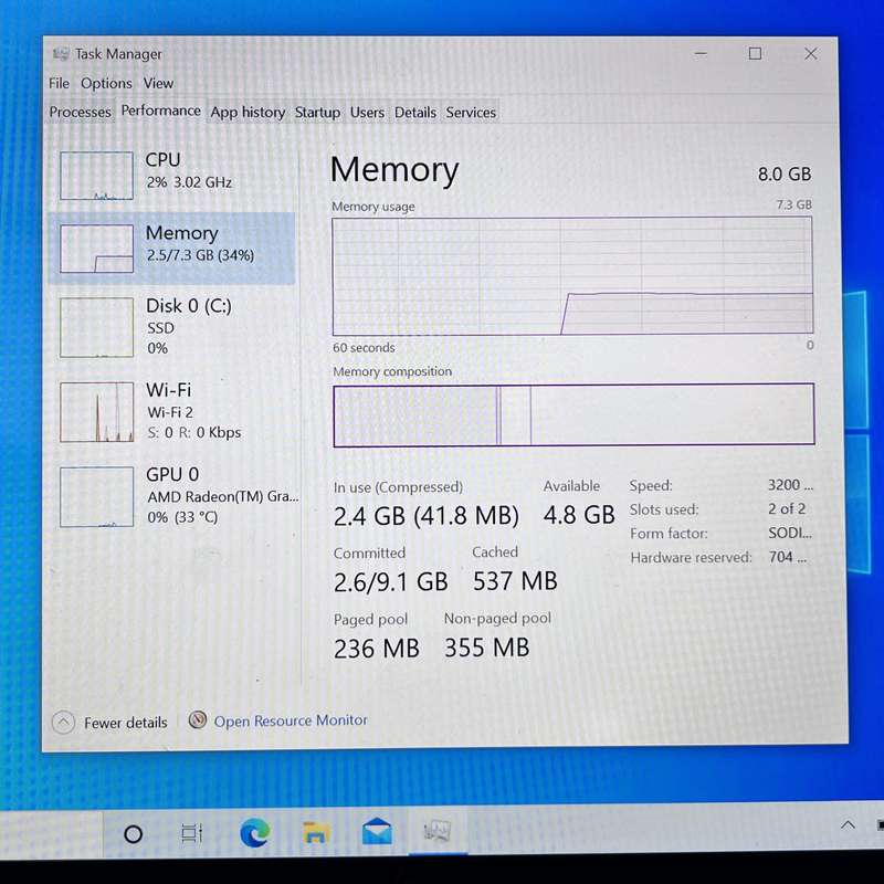 HP Envy x360 Convertible 13-ay1005ni Ryzen 5 2.30 GHz 8GB RAM 512GB SSD Cracked Screen Black