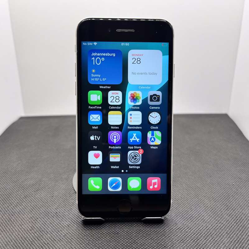 Apple iPhone SE (2020) 128GB White - No Face ID | Minor Screen Damage