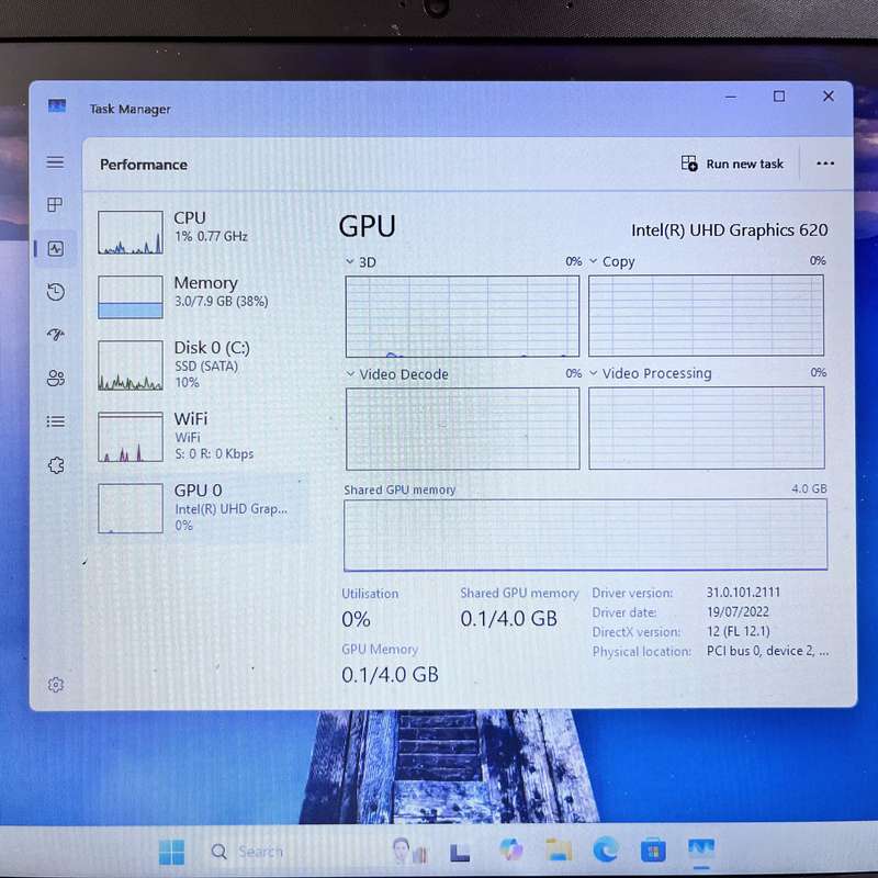 HP 15-bs105ni Core i5 8th Gen 8GB RAM 512GB Sata SSD No Battery Silver