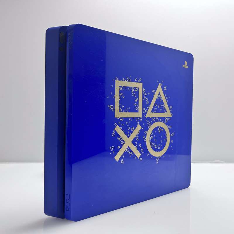 Sony Playstation 4 Blue 512GB + 2 Controllers + + Power Cable + HDMI Cable (3 Month Warranty)