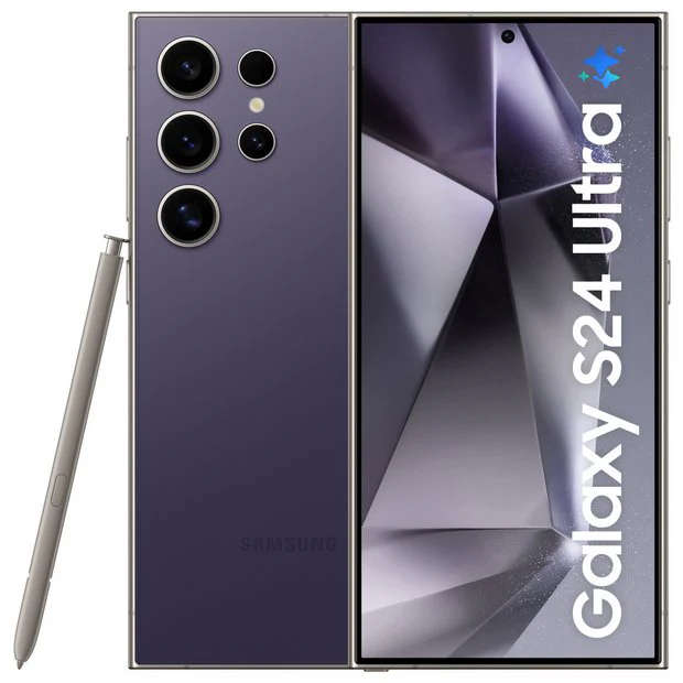 Samsung Galaxy S24 Ultra 256GB Dual Sim Titanium Violet (12 Month Warranty)