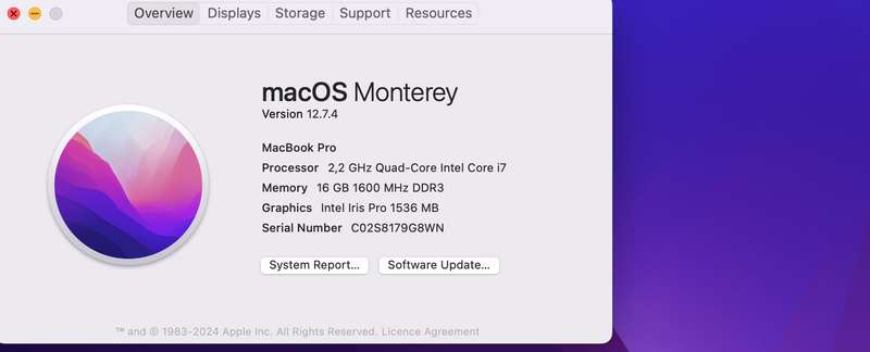 Apple MacBook Pro 15-Inch Core i7 2.20GHz (Mid 2015) 16GB RAM 256GB SSD Silver (3 Month War...