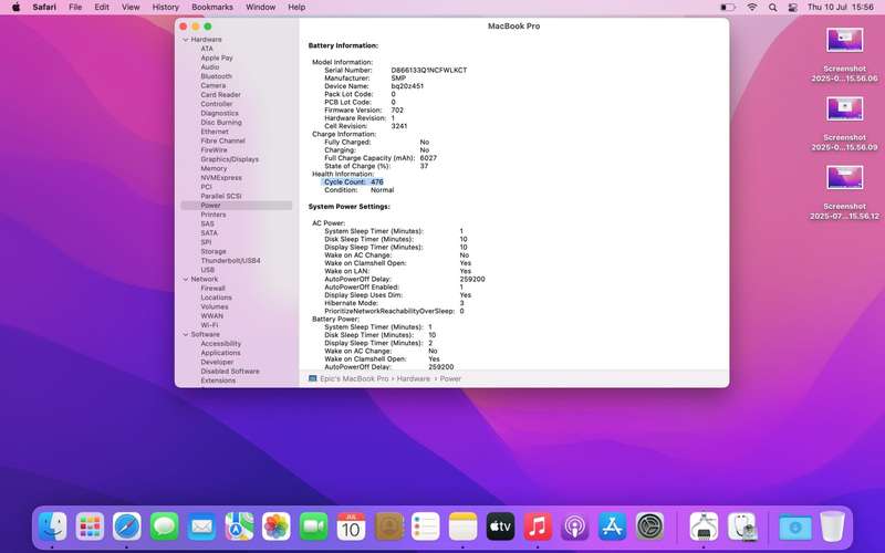 Apple MacBook Pro 15-Inch Core i7 2.5GHz (Mid 2015) 16GB RAM 512GB SSD Silver (3 Month Warr...