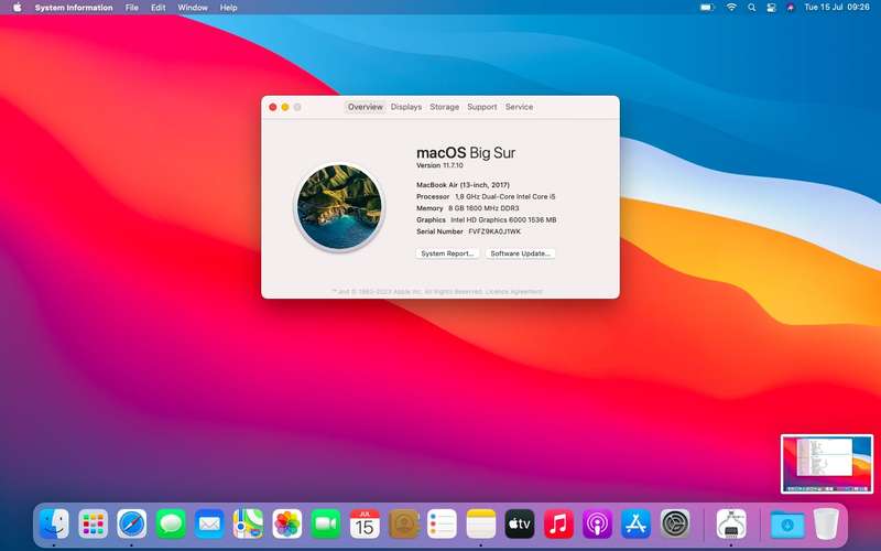 MacBook Air "Core i5" 13-Inch (2017) 8GB RAM 128GB SSD Silver (3 Month Warranty) -Bright Spots